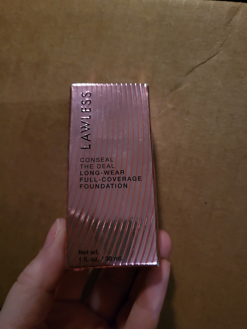 LAWLESS Conceal The Deal Full-Coverage Foundation - Sesame